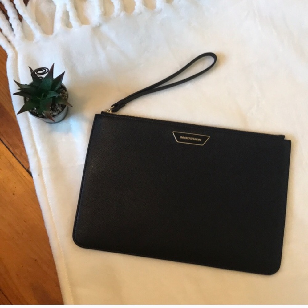 Emporio Armani Wristlet Clutch Pouch